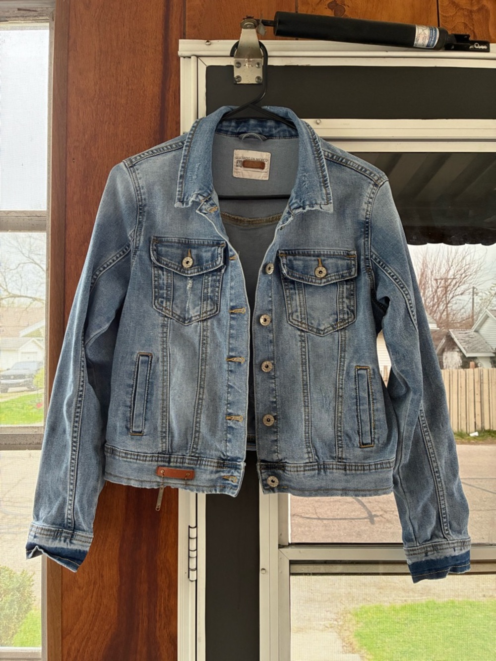 Light Wash Denim Jacket - Blue